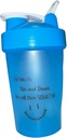 Protein Shaker Flaske, ShakeELITE - 13oz BPA-fri blender med sikker leak-Proof Lid & Mixing Ball - Perfekt for gym, trening og on-the-Go Ernæring Blå