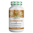 Organic Veda Ashwagandha Supplements, 1500 mg - Ashwagandha Kapsler med svart pepper ekstrakt - laget av ren 100% organisk Ashwagandha Root - Mood Support Supplement & energi, 120 Veggie