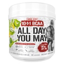 5% Ernæring Rich Piana AllDayYouMay BCAA Powder ® Premium Intra & Post Trening Aminosyrer, Hydrasjon, Utholdenhet, Muskelgjenvinning, Felles & Liver Support ® 15,3 oz, 30 Serveringer (Lemon Lime)
