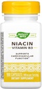 Niacin, vitamin B3, 100 mg, 100 kapsler, naturens måte