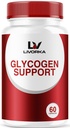 1 pakke - Glycogen støtte, Glycogen kontroll avansert formel, Glycogen kapsler, Glycogen Fix med kraftige ingredienser, 30 kapsler per flaske i 30 dager