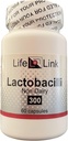 LifeLink Lactobacilli Complex | 10 milliarder CFU | 60 kapsler | Microbiome støtte, sunn Bowell bevegelser | Glutenfri og ikke-GMO | laget i USA
