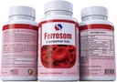 Liposomal jern kosttilskudd av Siba Pharm | Ferrosom diett jern vitaminer Supplement | rik på vitamin C, B12, Folinsyre ikke GMO, Vegan, Premium kvalitet | Hjelper nye blodceller produksjon | 30 kapsler