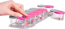 Stagely SMART XL ukentlig Pille Organizer - ekstra stor 7 dagers AM/PM pille boks 2 ganger om dagen med gratis påmindelse app (stor nok til å passe fiskeolje, cod leverolje, vitamin D-tilskudd og vitaminer) (Pink/Gray)