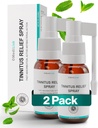 Medilisk Tinnitus Relief Spray – støtter Tinnitus Relief for ringing øre E Herbal ørepleieprodukter – Tinnitus Behandlinger Forebygging – Ikke-steroidal & Hypoallergenic – 1 Fl Oz – Pakke med 2