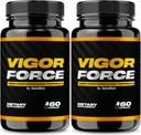 NutraRize (pakke av 2 Vigor Force for menn, høy ytelse mannlige kapsler, alle naturlige kosttilskudd for generelle helse og velvære, offisielle piller 50 vurdering (120 kapsler)