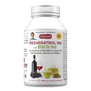 ANDREW LESSMAN Resveratrol-100 EGCG 100 mg - 180 kapsler - To naturlig forekommende antioksidanter, uten alkohol eller kaffe.