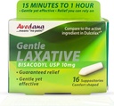 Bisacodyl Laxative Suppository ® USP 10mg for rask, gentle hyppighet relief ® Comfort-Shaped, Pakke med 16 Suppositories