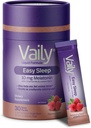 Vaily flytende Melatonin 10mg, sitron Balm ekstrakt forbedret søvnsykluser - bringebær flavored søvntilskudd, søvnhjelp væske for voksne - kamille ekstrakt naturlig søvn og avslappende hjelp - 30 doser