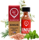 4Elementum Sinus Himalaya Salt Inhaler - Infundert med naturlig eucalyptus, Peppermynte og Rosemary - Støtter lindring fra allergier, forkjølelse og kongessjon