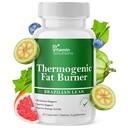 Thermogenic fettforbrenner Brasilian Lean, vekttap piller for kvinner, Waist trimmer og kosttilskudd for å blomstre for kvinner og menn, 60 kapsler