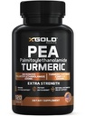 Pea Palmitoyletanolamid + gurkemeie curcumin Complex – 1600 mg mikronisert 99% og 95% curcuminoids – høy styrke felles støtte, mobilitet og komfort – laget i USA