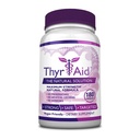 ThyrAid - Thyroid Supplement - Iodine, Kelp, Ashwagandha - Vegan - 1 flaske (3 måneders forsyning, 180 kapsler)