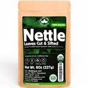 Nettle Tea - 8Oz (REAL WILD HARVEST) 100% USDA Certifisert ORGANIC | Loose Leaf (Urtica Dioica aka Stinging Nettle)