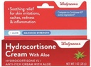 Walgreens Hydrokortison med Aloe Cream 1% Maximun Styrke