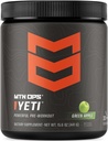 MTN OPS Yeti Pre-Workout pulver energidrikk med kreatin, 200mg koffein og BCAA med Beta Alanine, 30-Serving Tub, Grønn Apple