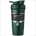 BlenderBottle Sport Isolert rustfritt stål Shaker Flaske med Wire Whisk, 24-Ounce, Skog - Protein Shakes & Hydration for atleter & Fitness Entusiasts, lett blanding, holder drinker kalde, låsbare Lid
