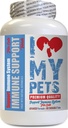 Jeg elsker MIN PETS LLC Eldre katt Supplement - CAT Immune Support - Booster - Sunn Supplement - Liver Støtte for katter - 60 Behandlinger (1 flaske)