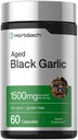 Horbäach Alders hvitløk Ekstrakt kapsler 1500 mg | 60 greve | Fermentert Supplement | Ikke-GMO, Glutenfri