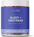 Teami Sleep + Destress, Melatonin Bedtime Støtte Gummy Vitamin