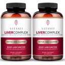 VITASEI Liver Cleanse Detox & Reparasjon, Liver Complex W / Milk Thistle ekstrakt, Garcinia, Curcumin C3, støtte herbal kosttilskudd, Detox formel for kvinner og menn, 60 kapsler (pakke med 2)