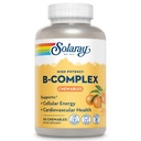 SOLARAY Vitamin B-Complex 250mg Naturlig Orange Flavor | Sunt hår, hud, immunfunksjon og metabolisme støtte | Lab verifisert | 50 Chewables
