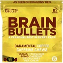 80mg Koffein & 160mg L-Theanine Focus Enhancering Energi Chews (40 serveringer) – Neurovitenskap støttet nootropisk stack, mental akualitet og kognitiv støtte | Caramel Frappe Flavor Brain Bullet
