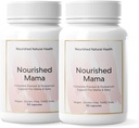 Nourished Mama Prenatal Multi vitamin - Vegan Multivitamin for prekonception, graviditet, postpartum og amming støtte - jern-fri med metylert folat & høydosekolin - 180 kapsler