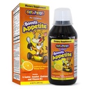 GirafKids Appetitt Booster Syrup for barn Alder 4+, 8 Fl Oz - Vitaminer for barn, Orange Flavor - fremmer sunn aptit og energi