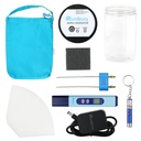Colloidal Silver Generator Kit - 99.99% (Ag) Rods, TDS Meter Colloidal Silver Machine, Impure vannindikator, Vannionizer maskin for hjem, Reisepose, Enkel Kit