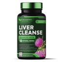 Liver Cleanse Detox & Reparasjon Formula Supplement for forbedret lever- og gut-helse | Øger energi | Antioksidant med 21 ingredienser Melk Thistle, Silymarin, Artichoke, Dandelion, Beet, Chicory og mer
