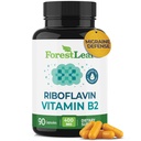 ForestLeaf Vitamin B2 Riboflavin 400mg - Energi, Hud og Cellular Helse Supplement - Nervesystem Støtte - Vitamin B 2 VIT B - Ikke-GMO & Glutenfri - B2 Vitamin 400mg Grønnsaker Kapsler, 90 Teller