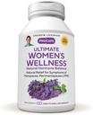 Andrew LESSMAN Ultimate kvinners velvære 360 kapsler - naturlig lindrer Menopause symptomer, PMS, Perimenopause med soya isoflavoner, EGCG, Cranberry, Indole-3-karbinol. Lett å svelge kapsler