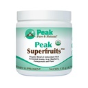 Peak Organic Superfrukter - Polyphenol Rich Superfood pulver - ikke-GMO Fermentert Aronia Berry, Acai, Blåbær, Pomegranat og Plum - Aging, Metabolsk helse, hjertehelse (30 Serveringer)