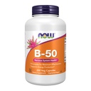 NU Kosttilskudd, Vitamin B-50, Energiproduksjon*, Nervesystem Helse*, 250 Veg Kapsler