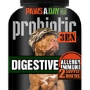 Army Soldier Eid Hunde Probiotika For Yest, Kløende Hud og Kløende øre, Hund Allergy Relief, Digestive Helse, Av og til Diarhea & Immun Support, 3 milliarder CFU, 60 Yummy Chewables