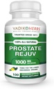 Certified Organic Vadik Urter Prostate Rejuv Herbal Diett Supplement | fremmer sunn prostata helse og reduserer relaterte symptomer, støtter normal prostata funksjon (1 pakke)