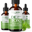 Væske klorofyll Drops 50 mg: Vegan klorofyll flytende dråper for naturlig energiforsterkning, immunforsvar, Body Detox for hudpleie, intern deodorant | Mint Flavor, ikke-GMO, Glutenfri Total Nutra 2oz