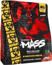 Mutant Mass Weight Gainer Protein Powder - Høy Calorie Protein for Lean Mass, Muskelbygging, & bulking - 5 pund - Sjokolade Fudge Brownie