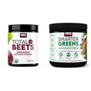 Force Factor Total Beets Organic BeetRoot pulver Superfood å øke daglig ernæring, USDA organisk & smartere grønne daglig velvære pulver å støtte energi, immunitet og digestion