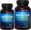 60ct + 120ct - MyoActiveo 5-i-1 Magnesium kompleks - høy absorpsjon - Chelated Magnesium