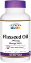 ikj Flaxfrø Olje Omega 3-6-9 Kosttilskudd Softgels 1000mg 120 ct