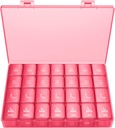 XL Pill Organizer 4 ganger om dagen, BUG HULL ekstra stor ukentlig pille boks saken, 7 dager vitamin container daglig piller holder for cod-liver olje, vitaminer, kosttilskudd