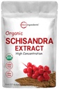 Organisk Schisandra Ekstrakt pulver, 8 Ounce, Tradisjonell Adaptogen og Filler Gratis, Rent Schisandra Supplement, støtter Liver Detox og Kognitiv helse, Ingen GMOs