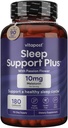 Sleep Support Plus Melatonin & Botanicals å støtte en sunn søvnsyklus, med følelser av ro og avslapning for en god natts søvn. 180 Kapsler