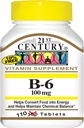 21. århundre B-6 100 mg - 110 tabletter, pakke med 6