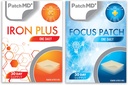 Iron Plus & Focus Topical Patch Bundle - 30 dagers forsyning