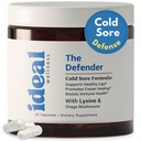 L-Lysine Cold Sore behandling for lepper med immunstøtte - L Lysine 1000mg kapsler, Chaga, Bee Propolis, Vitamin C, sink og lakrise rotekstrakt - ikke-GMO, vegetarisk, 60 kapsler for menn og kvinner
