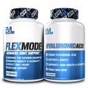 Avansert felles støtte Supplement Bundle - Komplett felles støtte Stack med Hyaluronsyre og FlexMode med felles vitaminer Glukosamin Chondroitin MSM og BioPerine for forbedret absorpsjon