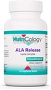 Nutricology ALA Release - Alpha-Lipoic Acid Complex, R-Alfa-Lipoic, Biotin, Kalsium, ernæringstilskudd, vegetariske tabletter - 60 Count